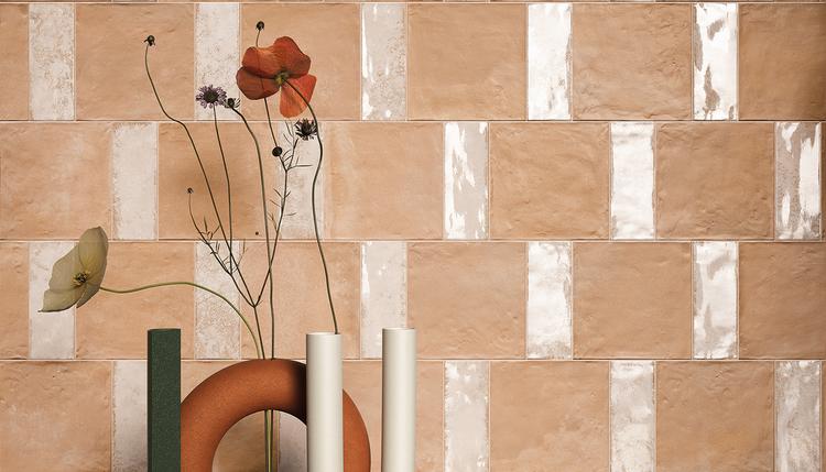 Forme | Emilceramica Grès Cérame Emil Forme Terre Cuite,brick Détail Image Bianco Majolica Lux,rosato Fondo Image Galerie | Emilceramica