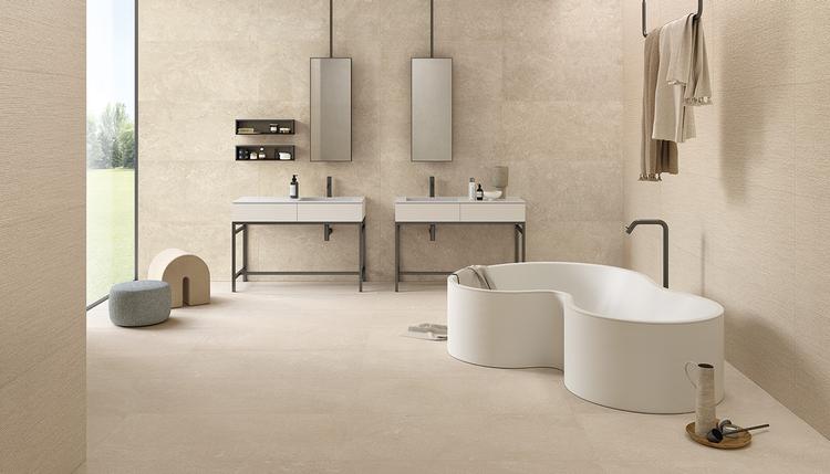 MaPierre | Emilceramica Grès Cérame Emil Mapierre Pierre Salle De Bain Beige Noble,beige Ancienne,beige Ligne Image Galerie | Emilceramica