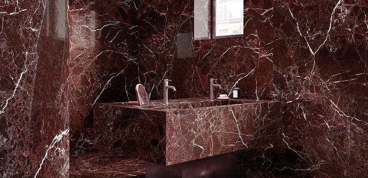 Tele Di Marmo | Emilceramica Grès Cérame Emil Tele Di Marmo Marbre Salle De Bain Rosso Levanto Image Galerie | Emilceramica