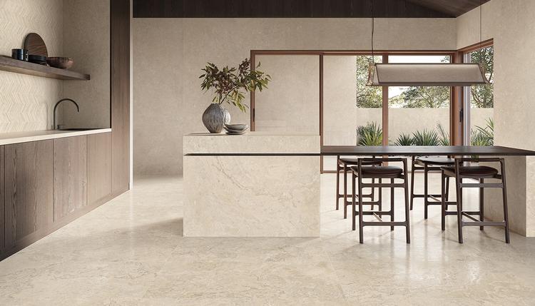 Unique Bourg | Emilceramica Grès Cérame Provenza Unique Bourg Pierre Cusine Beige Variée,beige Minimal,beige Pointes Image Galerie | Emilceramica