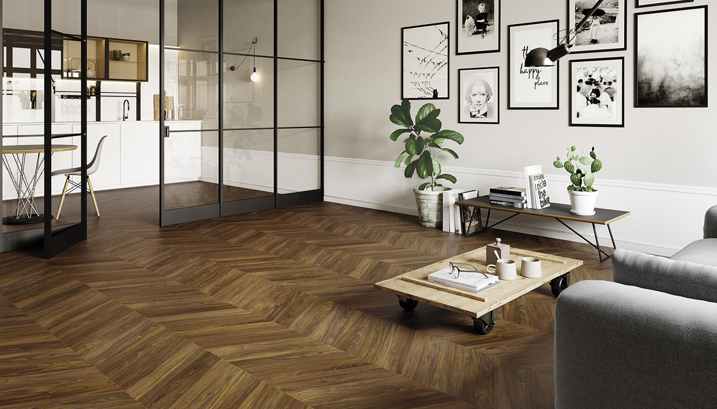 Elegance Wood salon  marron bois 1305