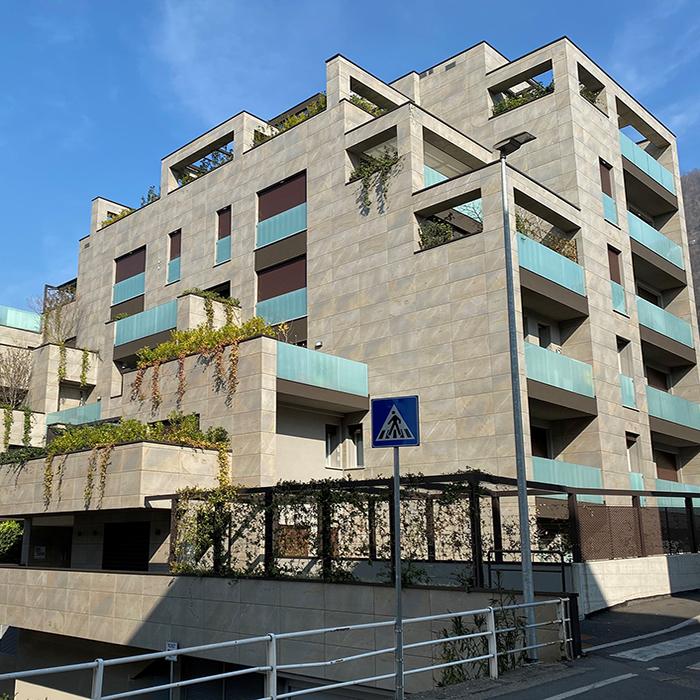 Façades ventilées dans un complexe résidentiel : interview de l'architecte Roberto Leoni 388